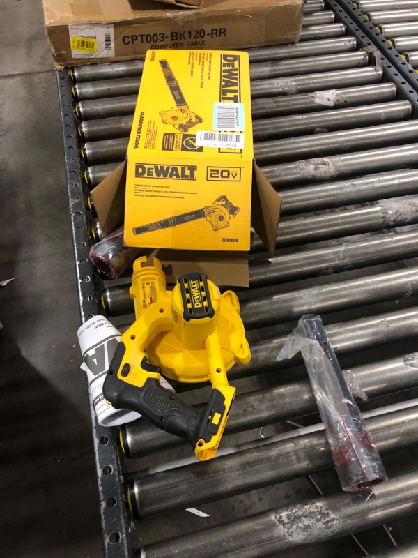 Photo 2 of DEWALT 20V MAX Blower, 100 CFM Airflow, Variable Speed Switch, Includes Trigger Lock, Bare Tool Only (DCE100B) Blower Only