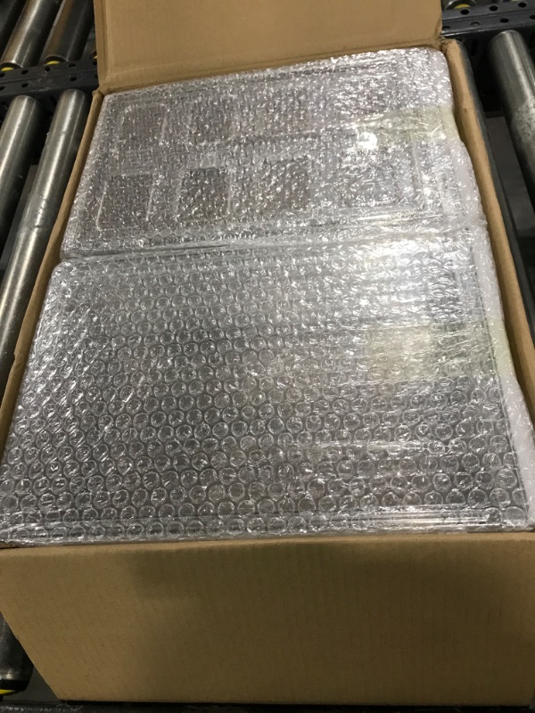 Photo 1 of Mano 2Pack Clear Fridge Drawers Pull Out Stackable Refrigerator Drawer Organizer Bins Pantry Storage Box Plastic Food Containers for Kitchen Bathroom Office Closet (2pack Large)