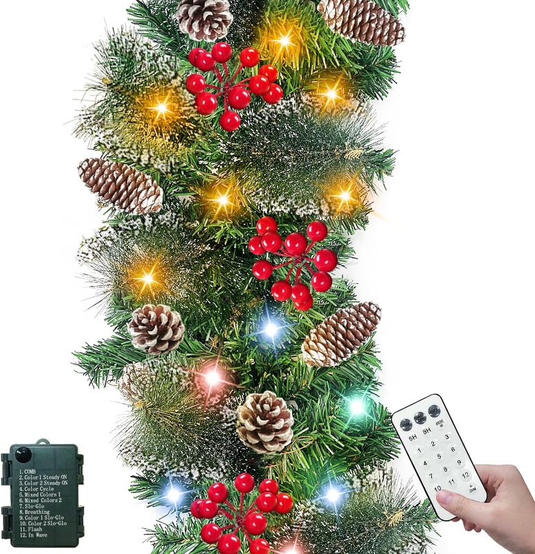 Photo 1 of  Dual Switch   Christmas Garland Decorations  Xmas Decor