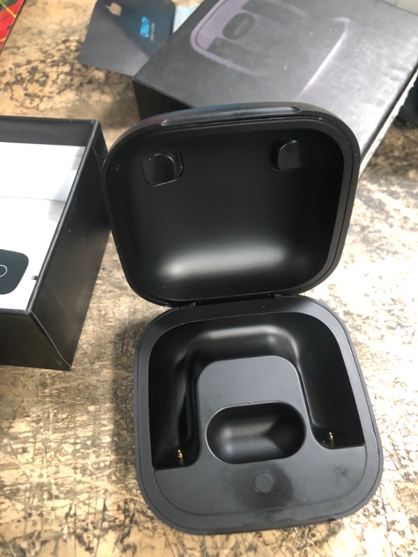 Photo 1 of Charging Case Replacement Compatible with Powerbeats Pro with Bluetooth Pairing Sync Button & 700mAh Built-in Battery (Not Include Power Beats Earbuds) Black