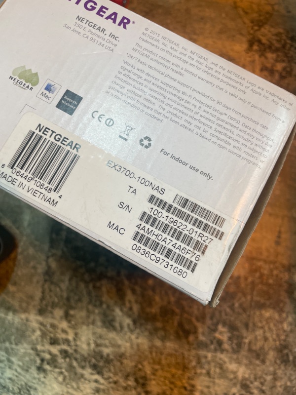 Photo 2 of NETGEAR Wi-Fi Range Extender EX3700 - Coverage Up to 1000 Sq Ft and 15 Devices with AC750 Dual Band Wireless Signal Booster & Repeater (Up to 750Mbps Speed), and Compact Wall Plug Design WiFi Extender AC750