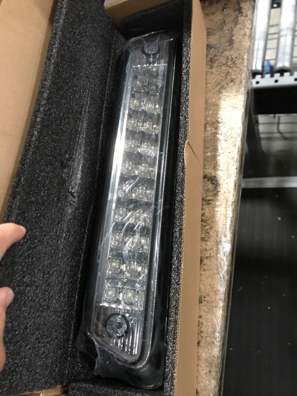 Photo 1 of Cxdar Third 3rd Brake Light, LED High Mount Stop Light for 2009-2014 Ford F150, 10-14 Lincoln Mark LT, Rear Center Cab Roof Tail Cargo Lamp, DOES NOT FIT SVT Raptor & Models with Hill Descent Control 09-14 F150 Smoke Lens