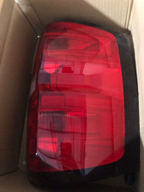 Photo 2 of (MIssing Hardware/ See Notes) Factory Style Tail Light Assembly Compatible With 2016-2019 Chevrolet Silverado 1500 2500 HD GMC Sierra 3500 HD Right Passenger Side Taillight Brake Lamps Bulb and Harness 16-19 Right Passenger Side