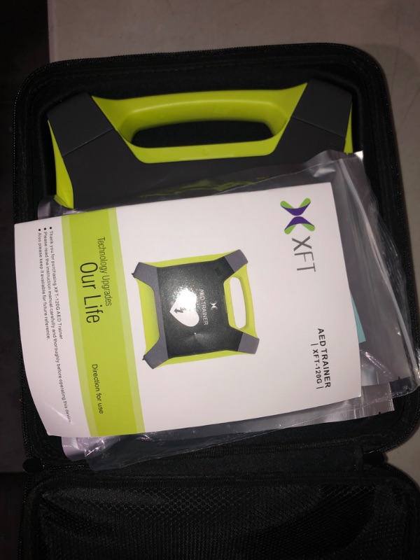 Photo 3 of AED Trainer, XFT Professional AED Training Kit CPR Training Equipment Training Device Automatic External Defibrillator Simulator, for First Aid Trainee Beginner(XFT-120G)