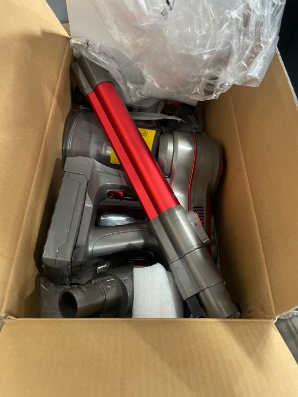 Photo 2 of **MISSING CHARGING CORD**
Vacuum Cleaners for Home, Cordless Vacuum Cleaner with 80000 RPM, Red