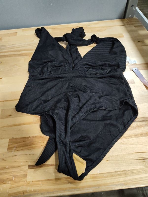 Photo 1 of BLACK 1 PIECE SWIMSUIT LARGE