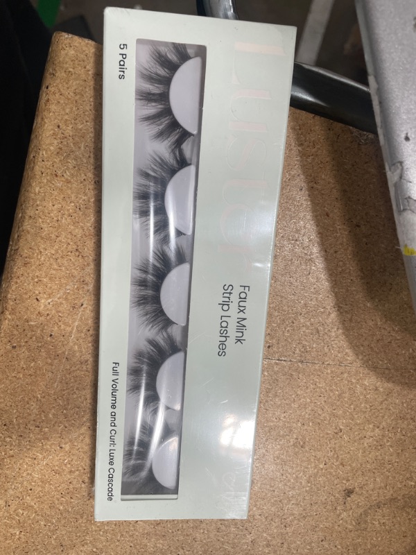 Photo 1 of Cashmeren Faux Mink Strip Lashes, DIY Individual Fake Eyelashes At Home Extensions, Bold and Dramatic Eye Lashes for a Statement Glam, Waterproof and Reusable Lashes Wispy, 5 Pairs Luxe Cascade