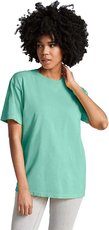 Photo 1 of comfort colors mint green shirt large