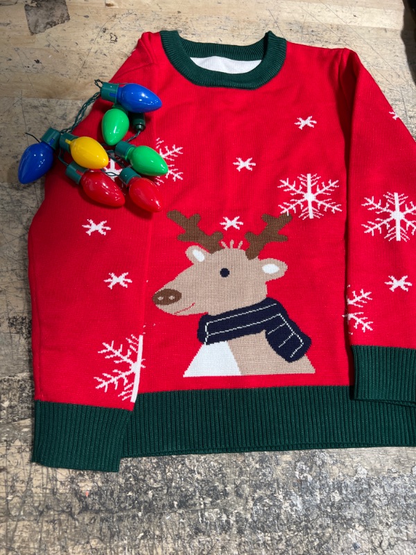 Photo 1 of 3T kids christmas crewneck with lights