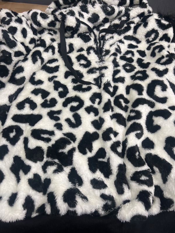 Photo 1 of 2XL animal print furry jacket