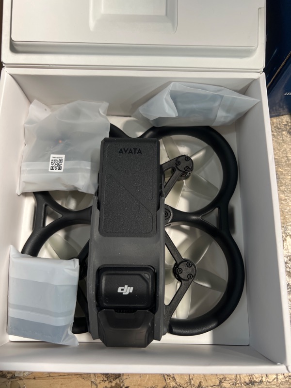 Photo 2 of DJI Avata - First-Person View Drone UAV Quadcopter with 4K Stabilized Video, Super-Wide 155° FOV, Built-in Propeller Guard, HD Low-Latency Transmission, Emergency Brake and Hover, Black Avata Drone Only