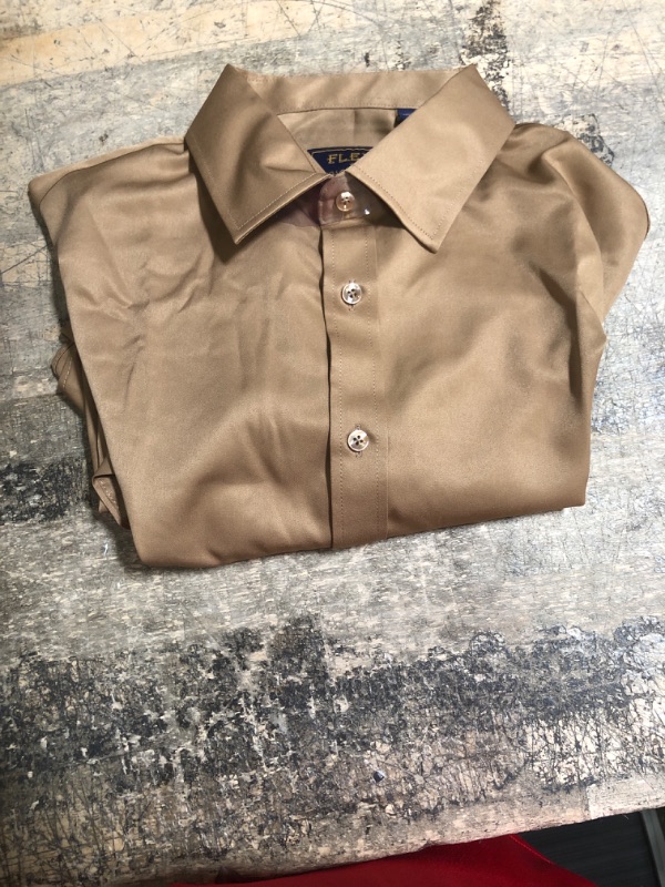 Photo 1 of botton up shirt gold medium 