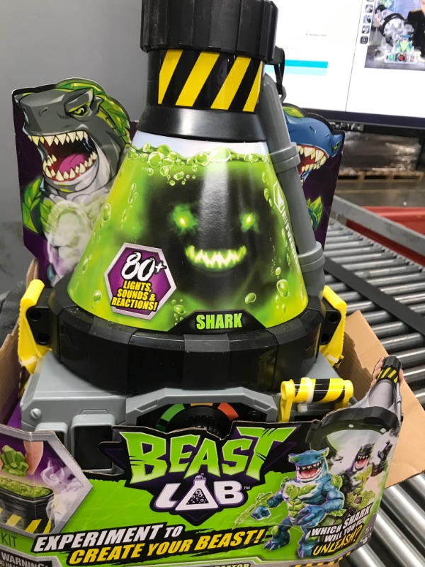 Photo 2 of Beast Lab – Shark Beast Creator. Add Ingredients & Follow The Experiment's Steps to Create Your Beast! with Real Bio Mist & 80+ Lights, Sounds and Reactions – Shark Style May Vary Sharks