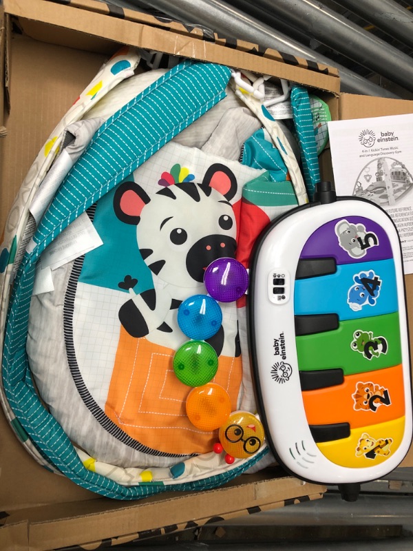 Photo 2 of Baby Einstein 4-in-1 Kickin' Tunes Music and Language Play Gym and Piano Tummy Time Activity Mat