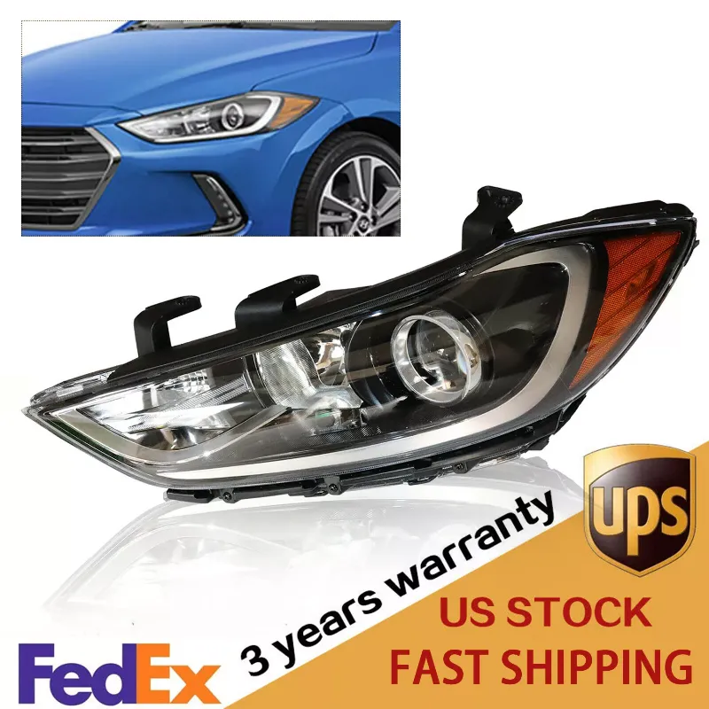 Photo 1 of Driver Left Side Headlight Replacement New For 2017 2018 Hyundai Elantra Sedan