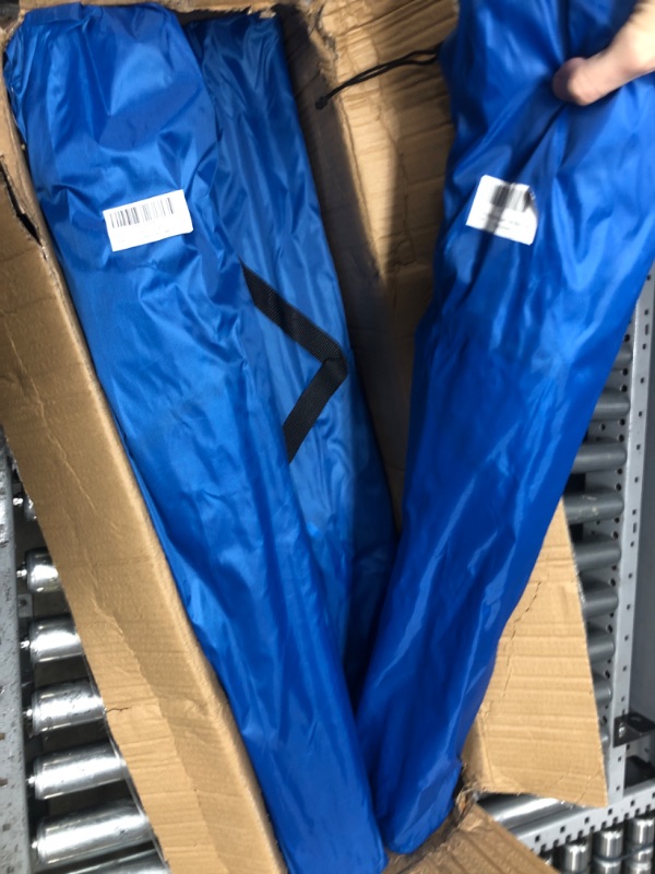 Photo 1 of **CHAIRS ARE BLUE, NOT BLACK**  Damei century Portable Camping Chairs Enjoy The Outdoors with a Versatile Folding Chair, Sports Chair, Outdoor Chair & Lawn Chair, Black 4-Pack 4pcs-black