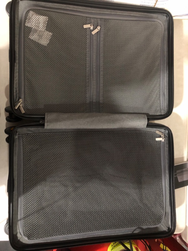 Photo 8 of ***USED***
LEVEL8 Carry on Luggage Airline Approved, Carry on Suitcases with Wheels, Lightweight PC Hardside Luminous Textured Luggage, TSA Approved, 20-Inch Carry-On,Navy Navy Carry-On 20 Inch