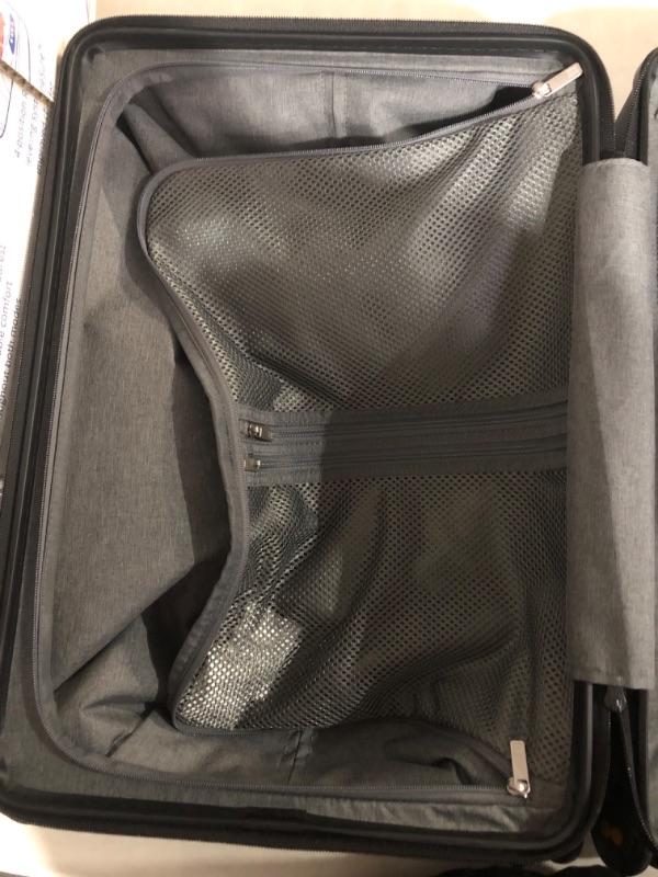 Photo 7 of ***USED***
LEVEL8 Carry on Luggage Airline Approved, Carry on Suitcases with Wheels, Lightweight PC Hardside Luminous Textured Luggage, TSA Approved, 20-Inch Carry-On,Navy Navy Carry-On 20 Inch