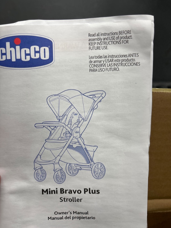 Photo 3 of Chicco Mini Bravo Plus Lightweight Stroller - Storm