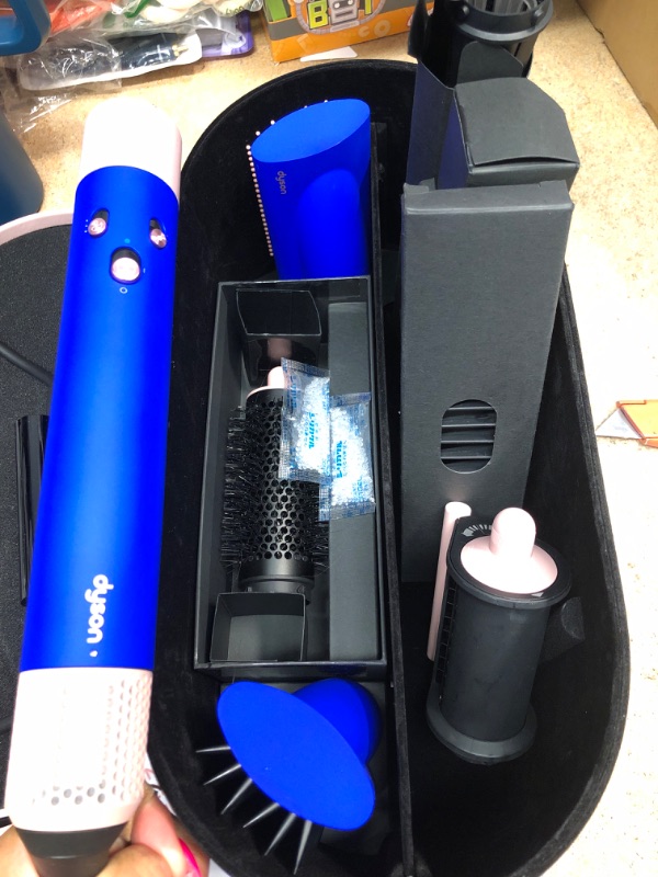 Photo 2 of Dyson Airwrap™ Multi-Styler Complete Long Ultra Blue/Blush Pink