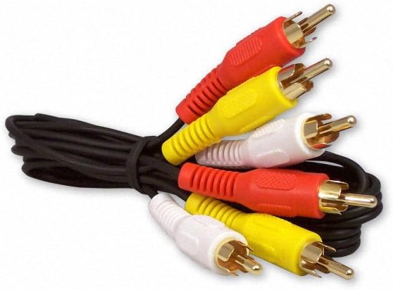 Photo 1 of 3 Foot RCA Audio / Video Cable 3 Male To 3 Male