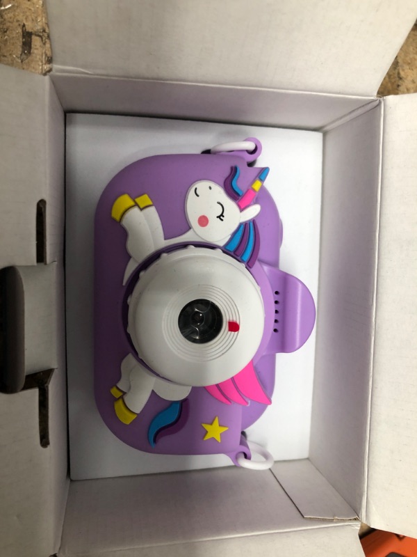 Photo 2 of Kids Camera Toddler Toys for Girls Boys, YEEHAO 32MP Dual Lens Digital Camera for 3 4 5 6 7 8 9 Year Old Girl Christmas Birthday Gifts, 1080P Selfie Video Camera for Kids with 32GB SD Card, Purple