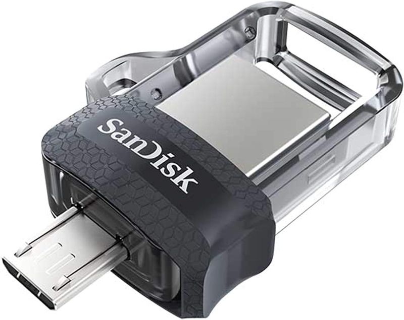 Photo 1 of SanDisk 256GB Ultra Dual Drive m3.0 for Android Devices and Computers - microUSB, USB 3.0 - SDDD3-256G-GAM46, Black