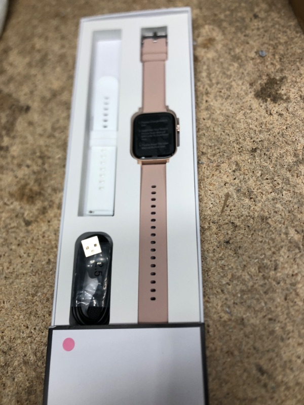 Photo 2 of Smart Watch for Women (Answer/Make Call), 1.85" Fitness Tracker, Pink