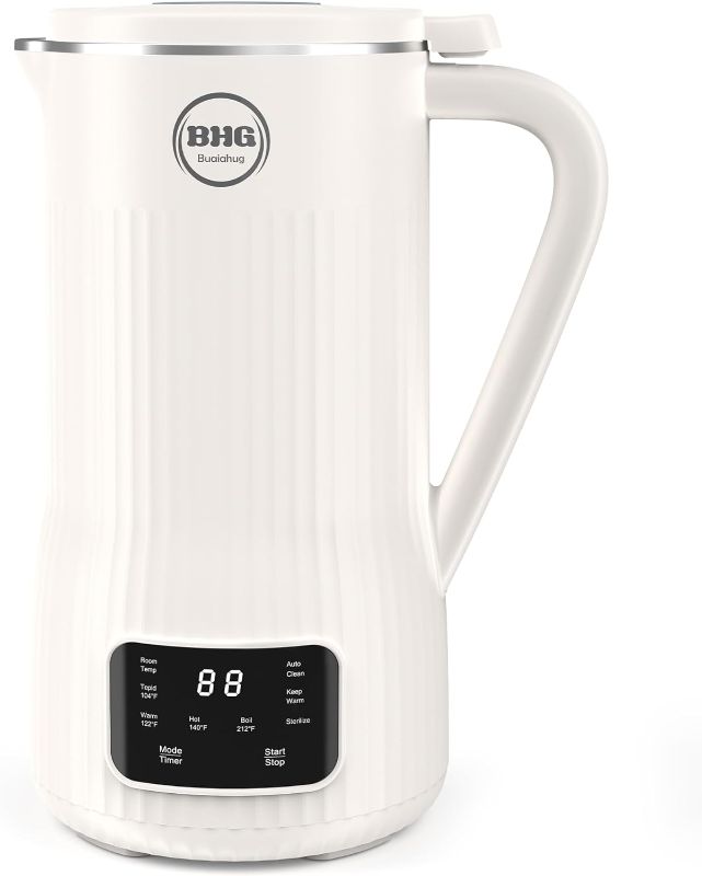 Photo 1 of 20oz Nut Milk Maker Machine - Multi-Functional Automatic Almond with 10 Blades, Plant-Based, Oat, Soy, and Dairy Free Beverages 12 Hours Timer/Auto-clean/Room Temp/Keep Warm/Boil, 
