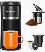 Photo 1 of **STOCK PHOTO FOR REFERENCE ONLY**
3 in 1 Single Serve Coffee Maker for K Cup Pods & Ground Coffee 