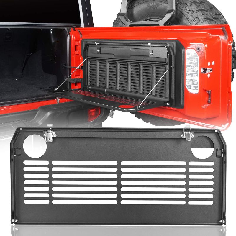 Photo 1 of *****STOCK IMAGE FOR SAMPLE*****
u-Box JL Tailgate Table Outdoor Camping Cargo Shelf Desk for 2018 2019 2020 2021 2022 2023 2024 Jeep Wrangler JL & JLU Unlimited