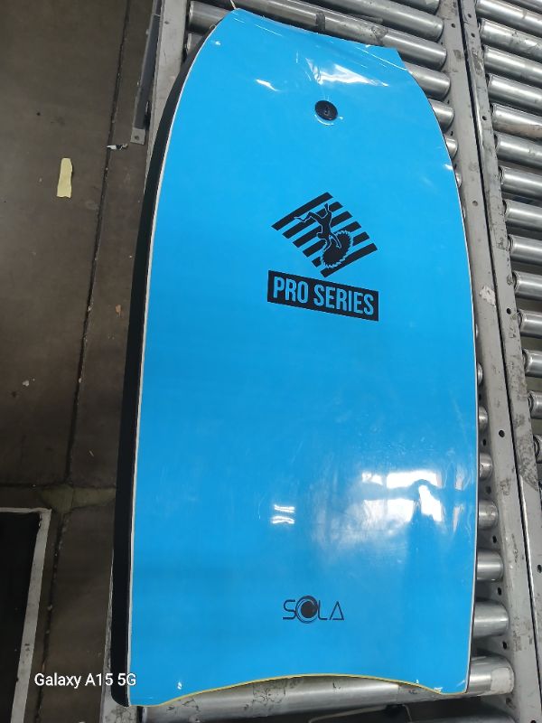 Photo 4 of * MINOR DAMAGE* SOLA Pro Series WaveBlade Slick Bottom Board W/ Leash 42IN
