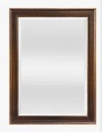 Photo 1 of Allen + Roth Rectangular Bronze Mirror, 2 Pack