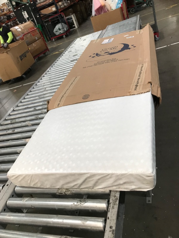 Photo 2 of **SEE NOTES**Dream On Me Honeycomb Orthopedic Firm Fiber Standard Baby Crib Mattress | Greenguard Gold certified | 10 Year warranty | 5” Fiber Core Optimum Support | Infant and Toddler Mattress | Waterproof Cover