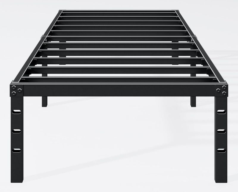 Photo 1 of (NON-REFUNDABLE) Hafenpo Twin Bed Frame - Durable Platform Bed Frame Non-Slip Metal Bed Frame No Box Spring Needed Heavy Duty Twin Size Bed Frame Easy Assembly Strong Bearing CapacityTwin