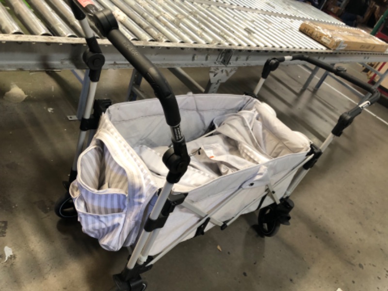 Photo 4 of **SEE NOTES**babyGap by Delta Children Deluxe Explorer Wagon - Greenguard Gold Certified,Grey Stripes