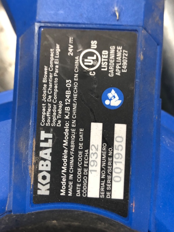 Photo 2 of **SEE NOTES**Kobalt 24-Volt Max Jobsite Blower (Bare Tool)