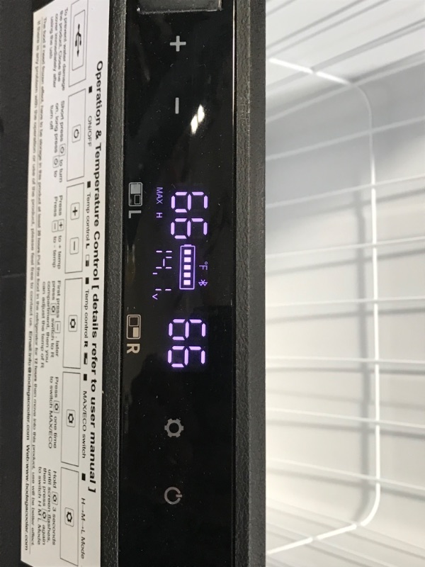 Photo 1 of BODEGA ?Upgraded? 12 Volt Car Refrigerator, Portable Freezer, Car Fridge Dual Zone WIFI APP Control, 80 Quart?75L -4?-68?Car Cooler, 12/24V DC and 100-240V AC, for Travel, Camping, Outdoor and RV 80 Quart blue