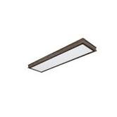 Photo 1 of allen + roth Elmira 1-Light 12.88-in Parlor Pewter LED Flush Mount Light
