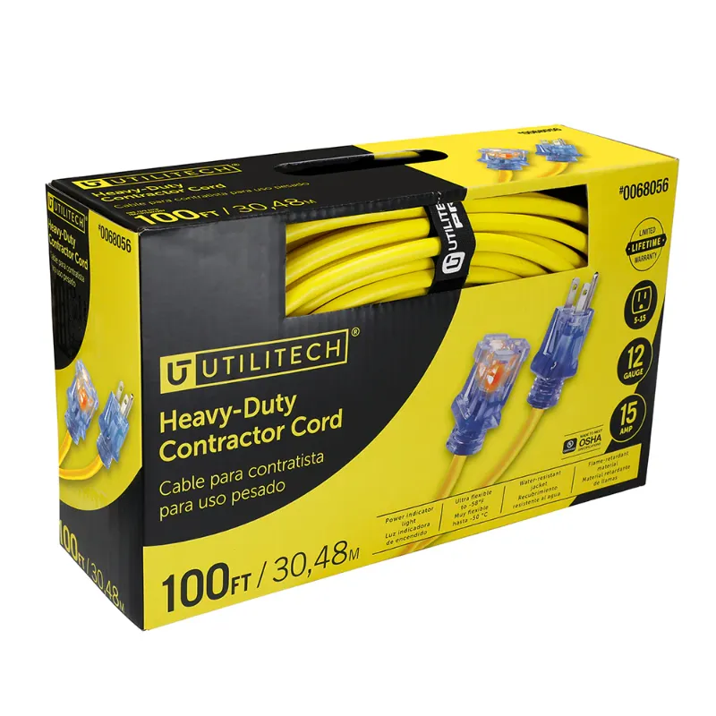 Photo 1 of ***USED - LIKELY MISSING PARTS - UNABLE TO VERIFY FUNCTIONALITY***
Utilitech Generator Cord, UTG143925, 25 Feet, 10 Gauge, Yellow/Black