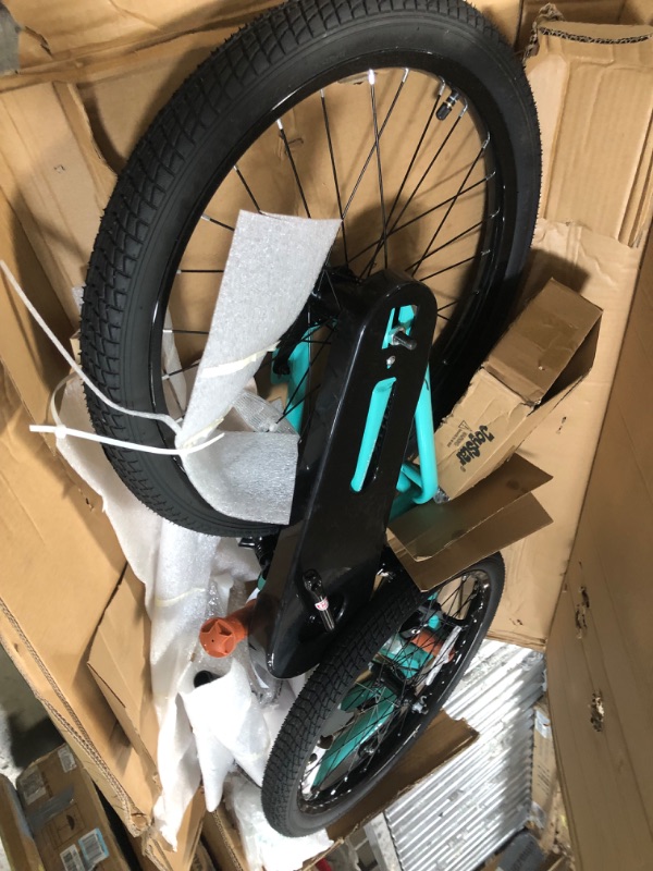 Photo 2 of ***USED - MISSING PARTS - SEE COMMENTS***
JOYSTAR Kids Bike for Ages 2-12 Years Old Boys Girls, 12-20 Inch BMX Style Kid's Bikes with Training Wheels, Children Bicycle for Kids and Toddler, Multiple Colors Mint Green 20 Inch With Training Wheels & Handbra