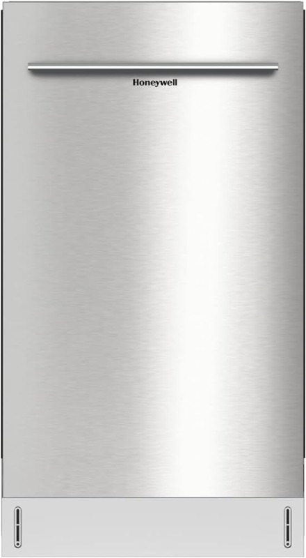 Photo 1 of **STOCK PHOTO FOR REFERENCE ONLY** READ NOTES**
Honeywell 18 Inch Dishwasher with 8 Place settings, 6 Washing Programs, Stainless Steel Tub, UL/Energy Star- Stainless Steel, Model # HDS18SS
