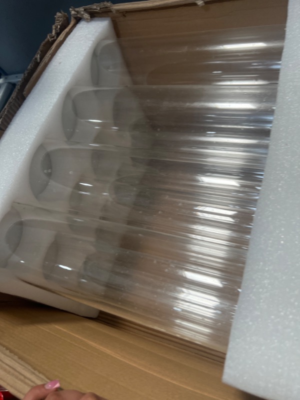 Photo 1 of 18" glass cylinder vase -12pack
