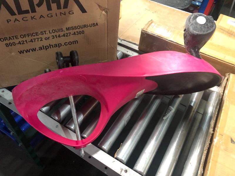 Photo 3 of ***USED - DIRTY - LIKELY MISSING PARTS - SEE PICTURES***
Hey! Play! Zig Zag Ride On Car- No Batteries, Gears or Pedals- Twist, Wiggle & Go- Outdoor Play Toy for Boys and Girls 3 Years Old & Up by Lilâ€™ Rider (Pink)