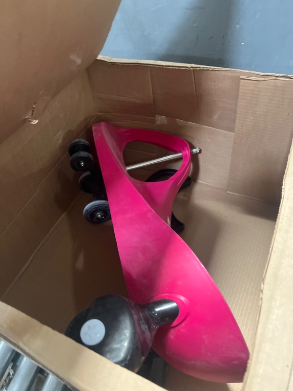 Photo 2 of ***USED - DIRTY - LIKELY MISSING PARTS - SEE PICTURES***
Hey! Play! Zig Zag Ride On Car- No Batteries, Gears or Pedals- Twist, Wiggle & Go- Outdoor Play Toy for Boys and Girls 3 Years Old & Up by Lilâ€™ Rider (Pink)