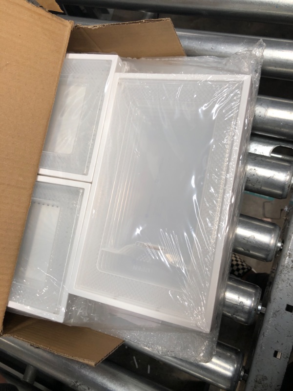 Photo 1 of OLLIE XL Shoe Storage Boxes – Foldable and Stackable Shoe Storage Organizer for Closet – Clear Hard Plastic Big Shoe Storage Box For Up to Size 13 – Acrylic Shoe Box Storage Containers for Jordan,