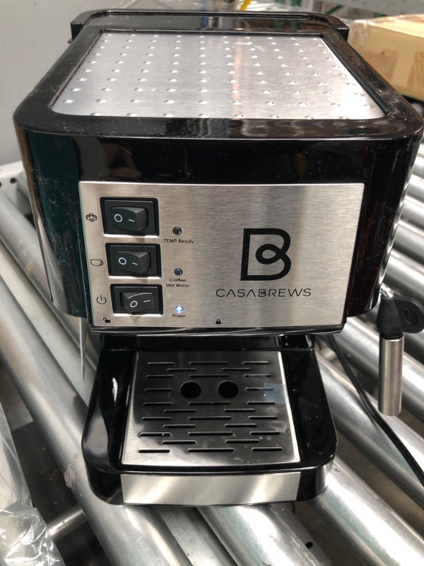 Photo 1 of CASABREWS 20 Bar Espresso Machine, Coffee Maker with Steam Milk Frother, Professional Espresso Maker and Cappuccino Machine with 50oz Removable Water Tank, Gift for Men Women