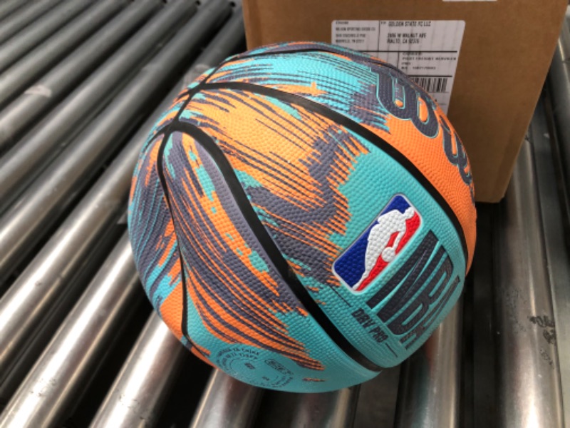 Photo 2 of **SEE NOTES**WILSON NBA DRV Series Indoor/Outdoor Basketballs Blue/Orange Size 7 - 29.5" DRV Pro Streak