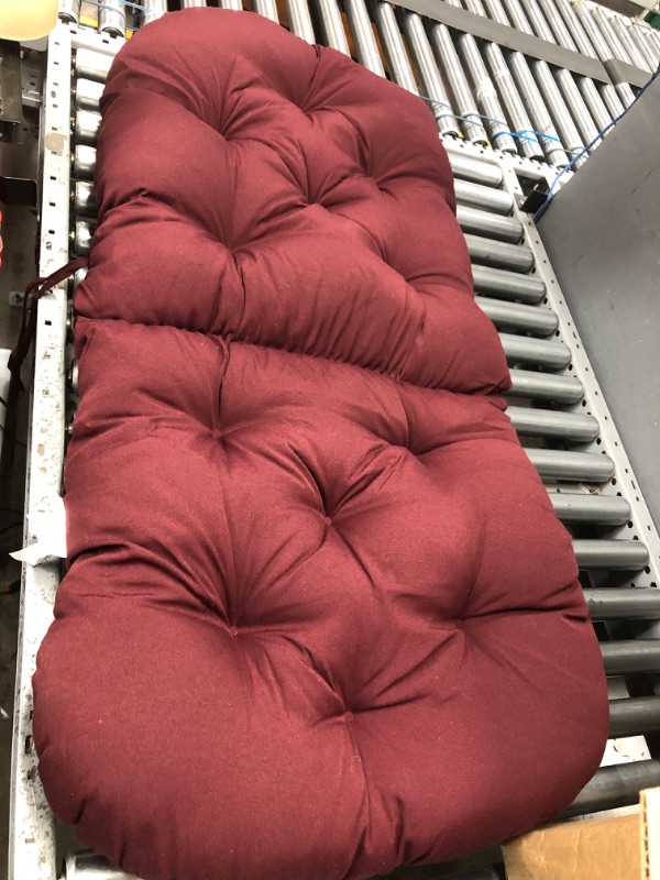 Photo 1 of 2x4 Cover Cushion for Lounge Chair Maroon