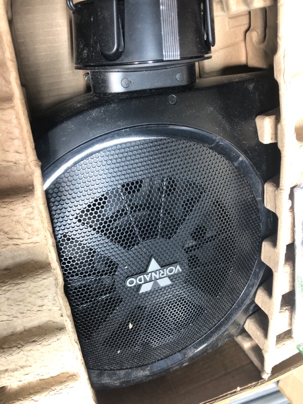 Photo 2 of ***USED - DAMAGED - LEGS MISSING - CLIPS BROKEN - UNABLE TO TEST - SEE PICTURES***
Vornado STRATA Compact Oscillating Tower Fan with Remote, 19 Inch, High Velocity Air Circulator, Quiet Powerful Fan, 5 Speeds, Touch Control, Black